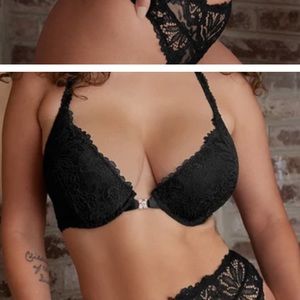Savage x fenty lace black bra new